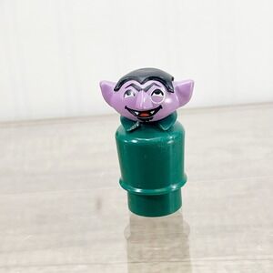 Vintage Count Dracula Little People Sesame Street Muppets 1973 Fisher Price